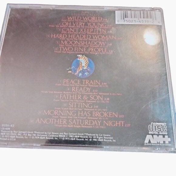 Cat Stevens Greatest Hits Soft Classic Rock CD - Picture 4 of 5